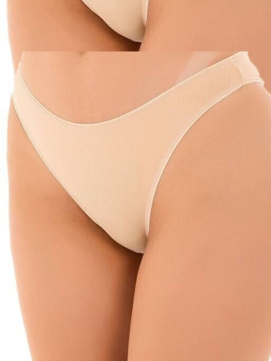 Дамски нискосядащ слип Fay Lingerie 3 пакета бежов 112