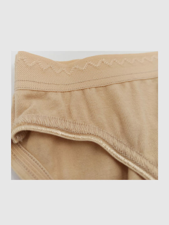 Γυναικείο Βαμβακερό Slip Fay Lingerie 3pack Μπεζ 32