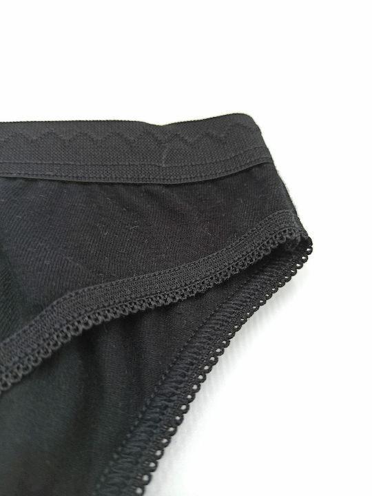 Women's Cotton Slip Fay Lingerie 3Pack Black 32
