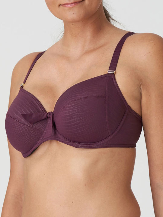 Primadonna Dalyan Swimsuit Bra Full Cup Burgundy