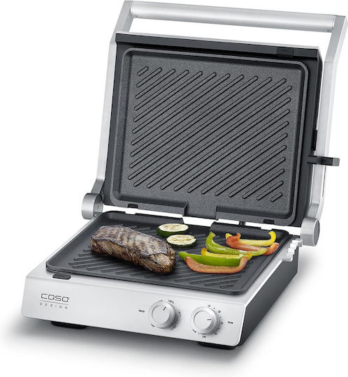 Caso SteakChef Τοστιέρα Γκριλιέρα 2000W Γκρι