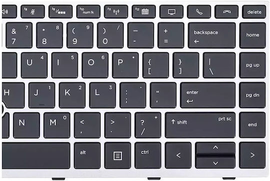 Backlit Keyboard Hp Elitebook 745 G5 Us Mentor Premium