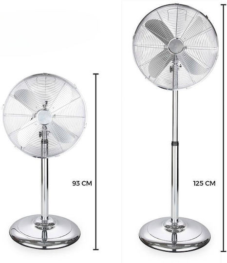 Finlux Finlux Pedestal Fan 60W Silver