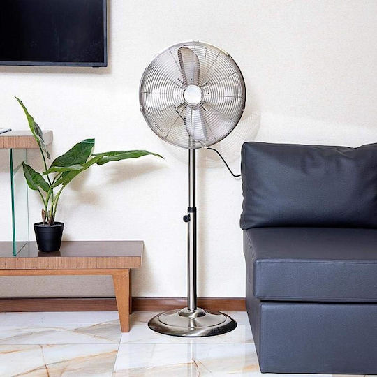 Finlux Finlux Pedestal Fan 60W Silver