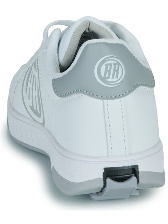 Kinder Sneakers mit Rollen Weiß
