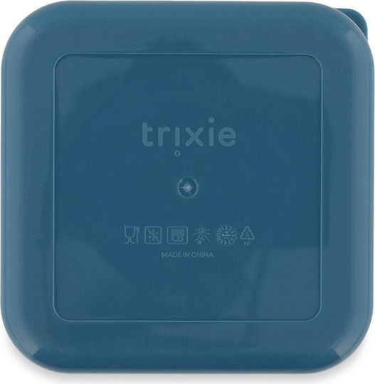 Trixie Nesting Snack Box Plastik Kinder Lunchset Blau 11.5 x 11.5 x 6.5cm