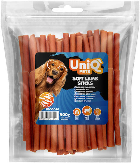 Uniq Dog Stick Treats with Lamb 500gr