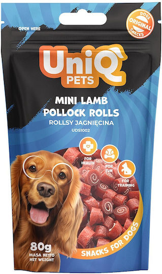 Uniq Λιχουδιά Σκύλου με Αρνί 80gr