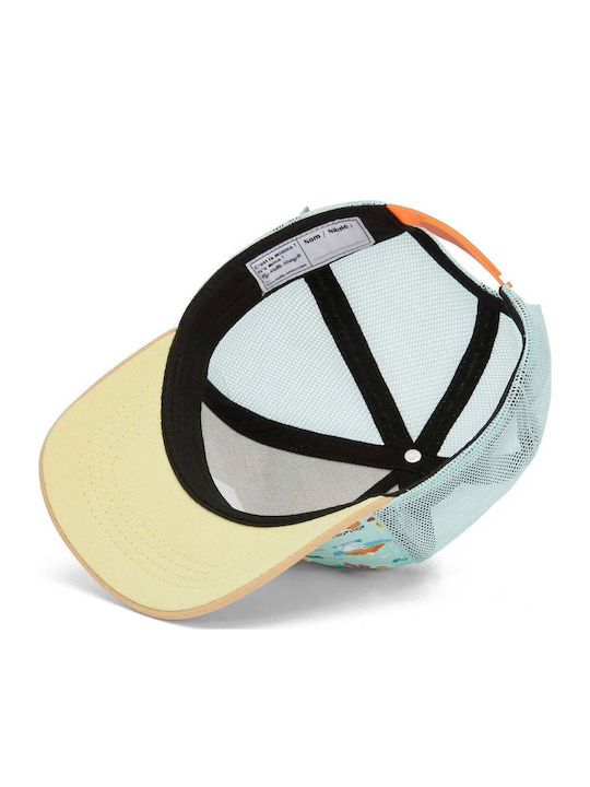 Hello Hossy Kids' Hat Jockey Fabric Light Blue