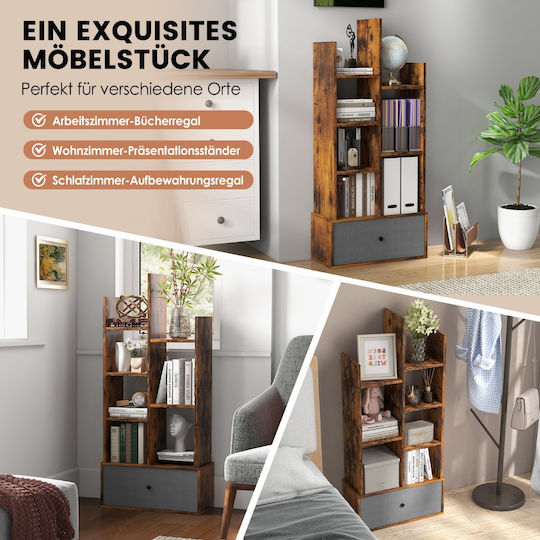 Bookcase Brown 53x24x118cm