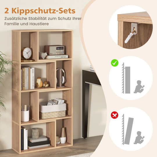 Bookcase Natural Colour 60x20x120cm