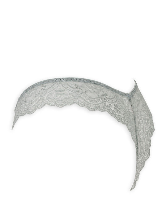Damen Zeichenfolge mit Spitze Black