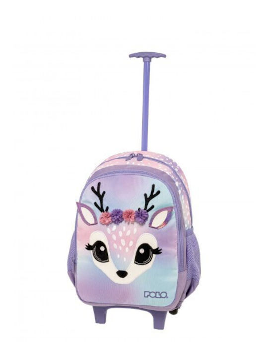 Polo Backpack School Bag Trolley Kindergarten Purple 12Liters 2025