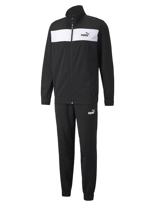 Poly Lucios cu Elastic Negru