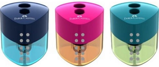 Faber-Castell Faber Castell Anspitzer Doppelter Blau Pink Hellblau