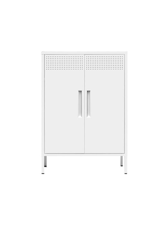 Double Door Wardrobe Mabel Metallic 70x35x100cm
