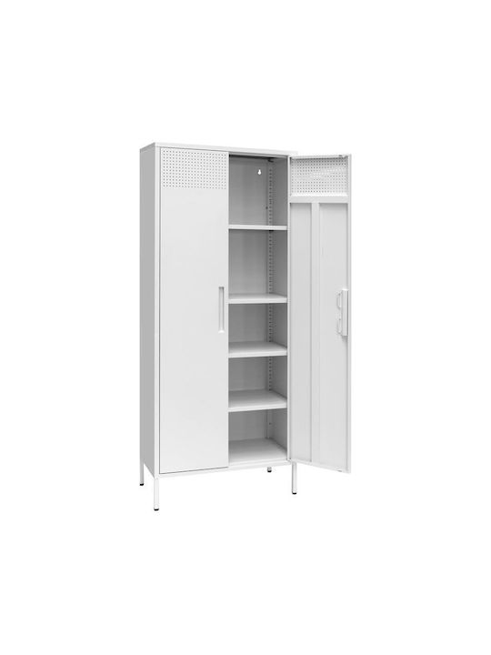 Двукрилен гардероб Levi Метал 70x35x170бр