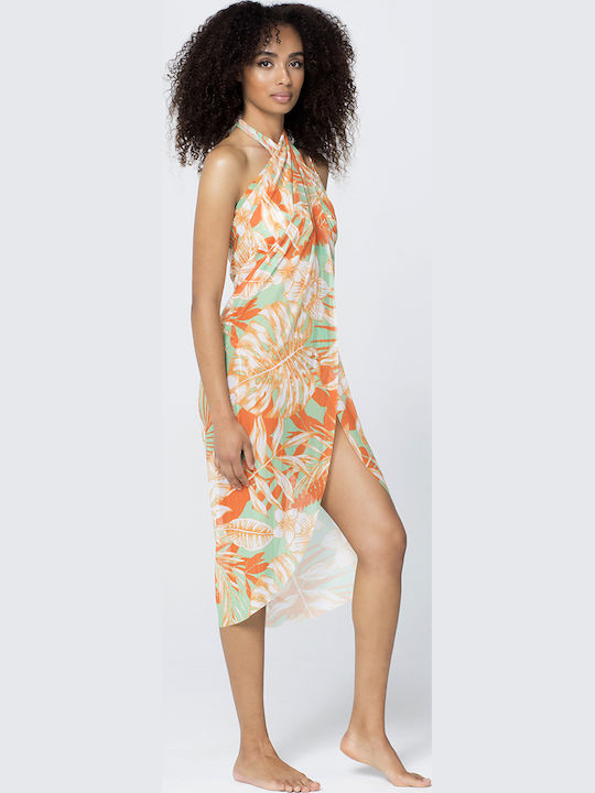 Set Bikini 3 Bucăți Floral Roșu