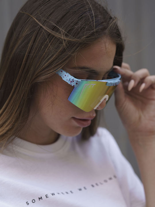 Ghetto Unisex Sunglasses with Green Frame and Green Lens HS2047 Green