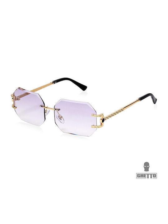 Ghetto Women's Sunglasses with Brown Frame and Brown Lens K39079-C02 BROWN