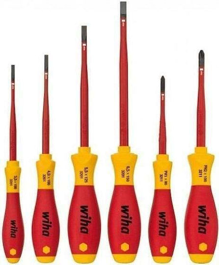 Wiha 3201 K6 Set 6 Electrician 1000V Screwdrivers