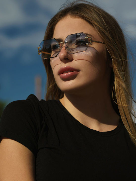 Ghetto Women's Sunglasses with Brown Frame and Brown Lens K39079-C02 BROWN