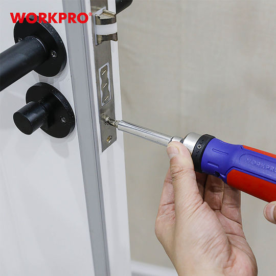 WorkPro Κατσαβίδι Καστάνιας με Εναλλασσόμενες Μύτες