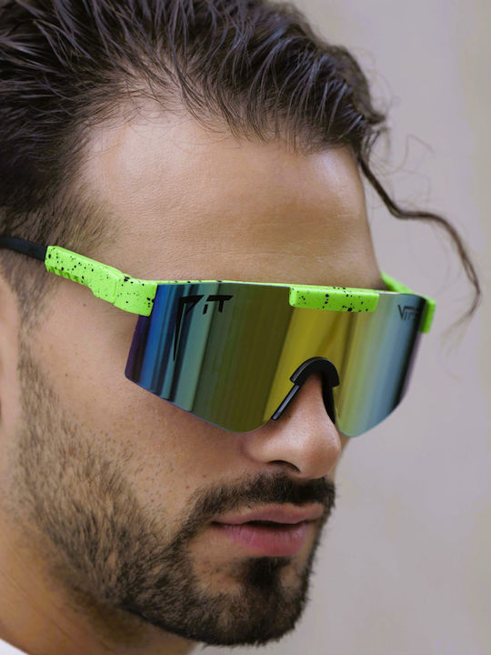 Ghetto Unisex Sunglasses with Pink Frame and Pink Lens HS2047 Pink