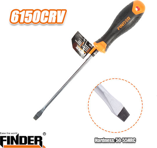 Finder Κατσαβίδι Μακρύ Ίσιο Μεγέθους 6x150mm