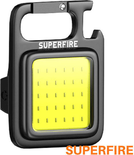 Superfire Φακός Συνεργείου Επαναφορτιζόμενος LED IP44 με Φωτεινότητα έως 600lm
