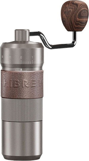 Hibrew Manual Coffee Grinder Brown