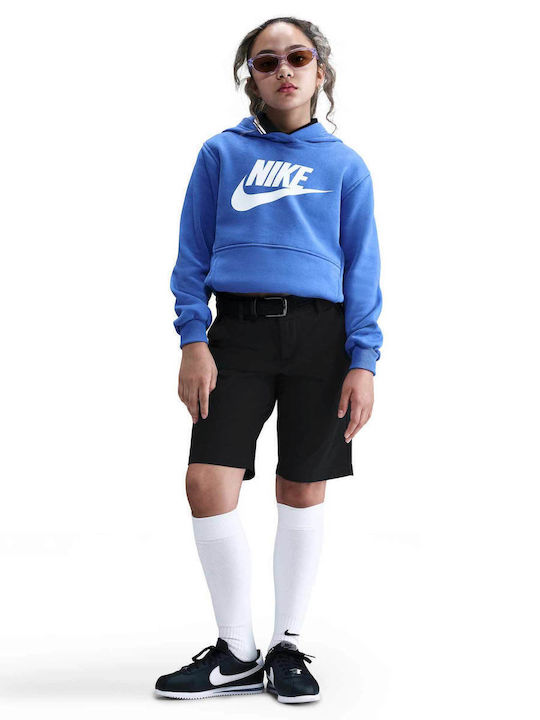 Fleece Kids Sweatshirt with Hood and Pockets Blue K Nsw Club