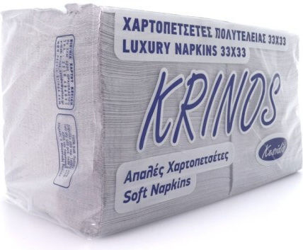 Krinos Luxury Napkin Gray 33x33cm 400pcs