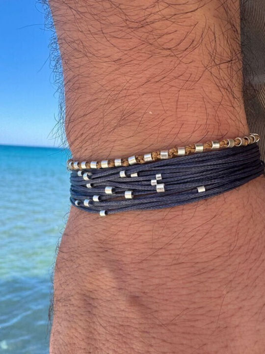 Bracelet "Countless Moments" Blue Denim