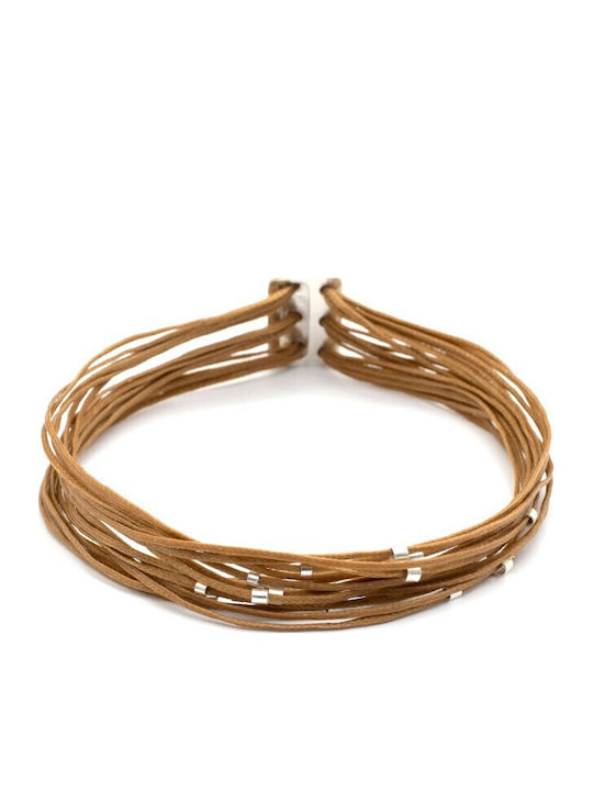 Armband "αμέτρητες Στιγμές" Dunkel Beige