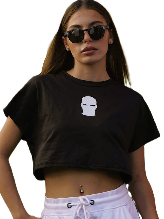 Women's Crop Top Short Sleeve White
