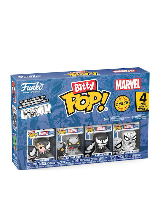 Funko Bitty Pop! Marvel: Spider-Man - Venom, Anti-Venom, She-Venom, Spider-Man Chase 4τμχ Funko Bitty Pop! Marvel: Spider-Man - Venom, Anti-Venom, She-Venom, Spider-Man Chase 4τμχ