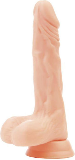 Ρεαλιστικό Dildo με Όρχεις και Βεντούζα Flesh