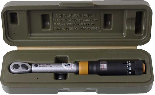 Proxxon Chei cu clichet cu Patrat 1/4" Lungime 19.5cm.