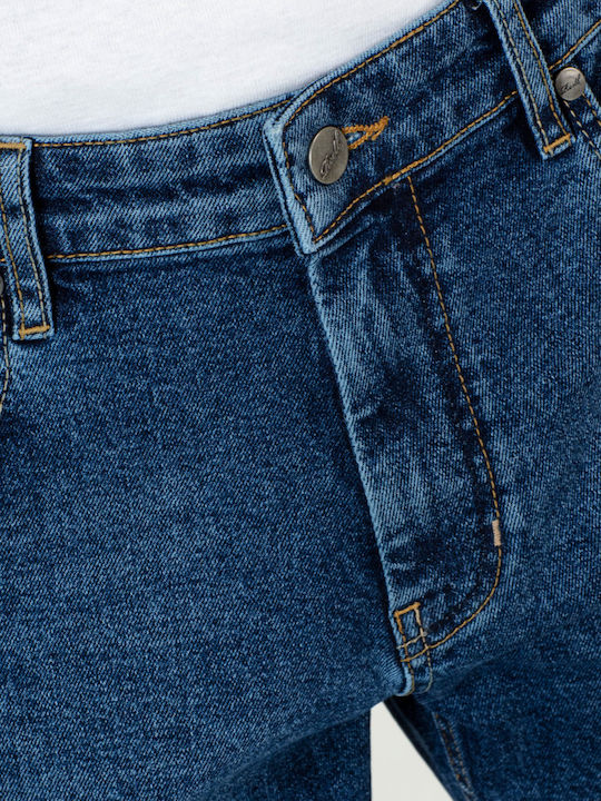 Pantaloni cu Croială Normală Mid Blue