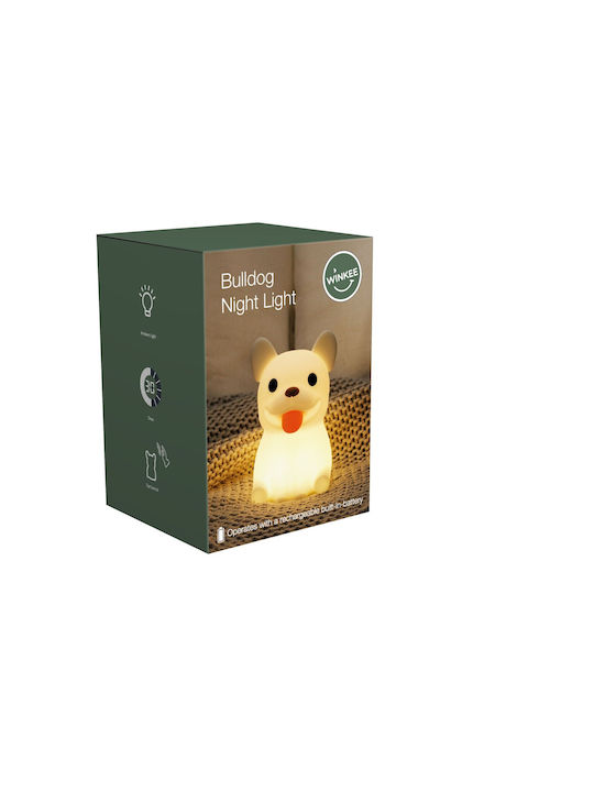 Winkee Lămpi De Masă Pentru Copii Tip Birou Atingere Alb 9.5x9x13.5cm