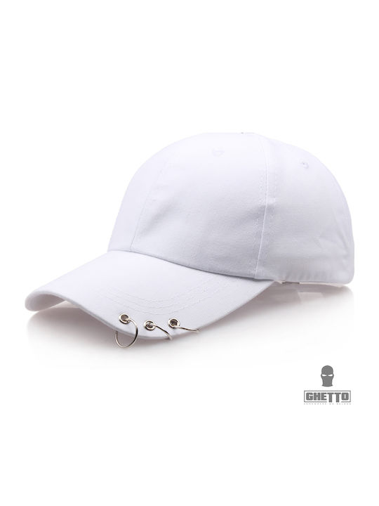Ghetto Cap Kpop Iron 3 Rings 6 Panel Black