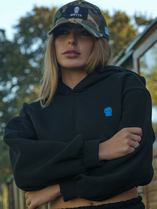 Ghetto Mask Limited Camouflage Greek Flag 6 Panel Cap Gray