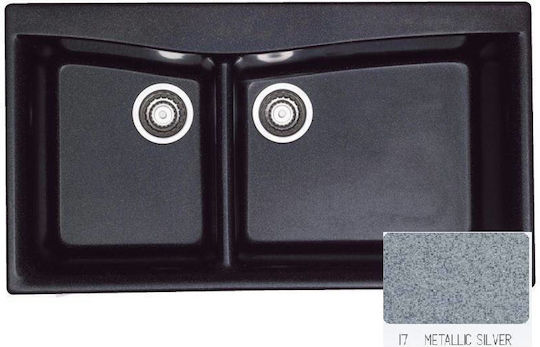 Sanitec Classic 326 Ένθετος Δεξιός από Συνθετικό Γρανίτη Μ93xΠ51cm