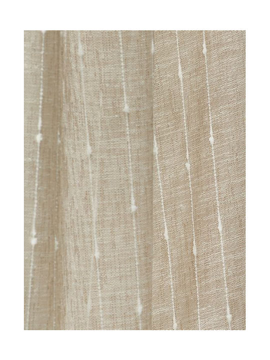 Whitegg Vorhang mit Grommets Beiges 270x280cm