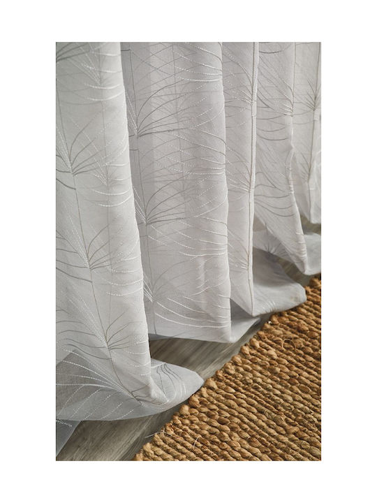 Whitegg Завеса с Копчета K0185 Сив 270x280бр