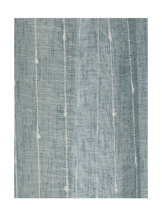 Whitegg Κουρτίνα με Τρέσα Γαλάζια 270x280εκ.