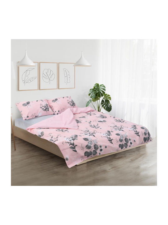 Heinner Duvet Cover Cotton Semi-double 180x200 Pink
