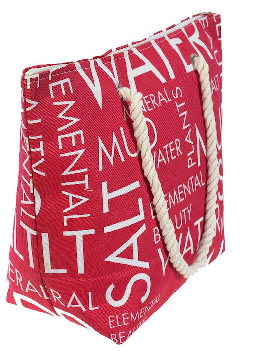 Seagull Fabric Beach Bag Fuchsia