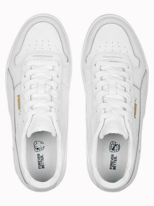 Carina Adidași Flatforms Pentru Femei Albi